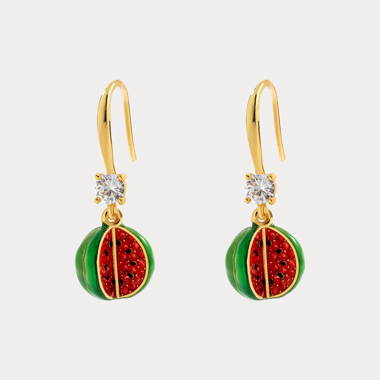 Watermelon Earrings Street Style