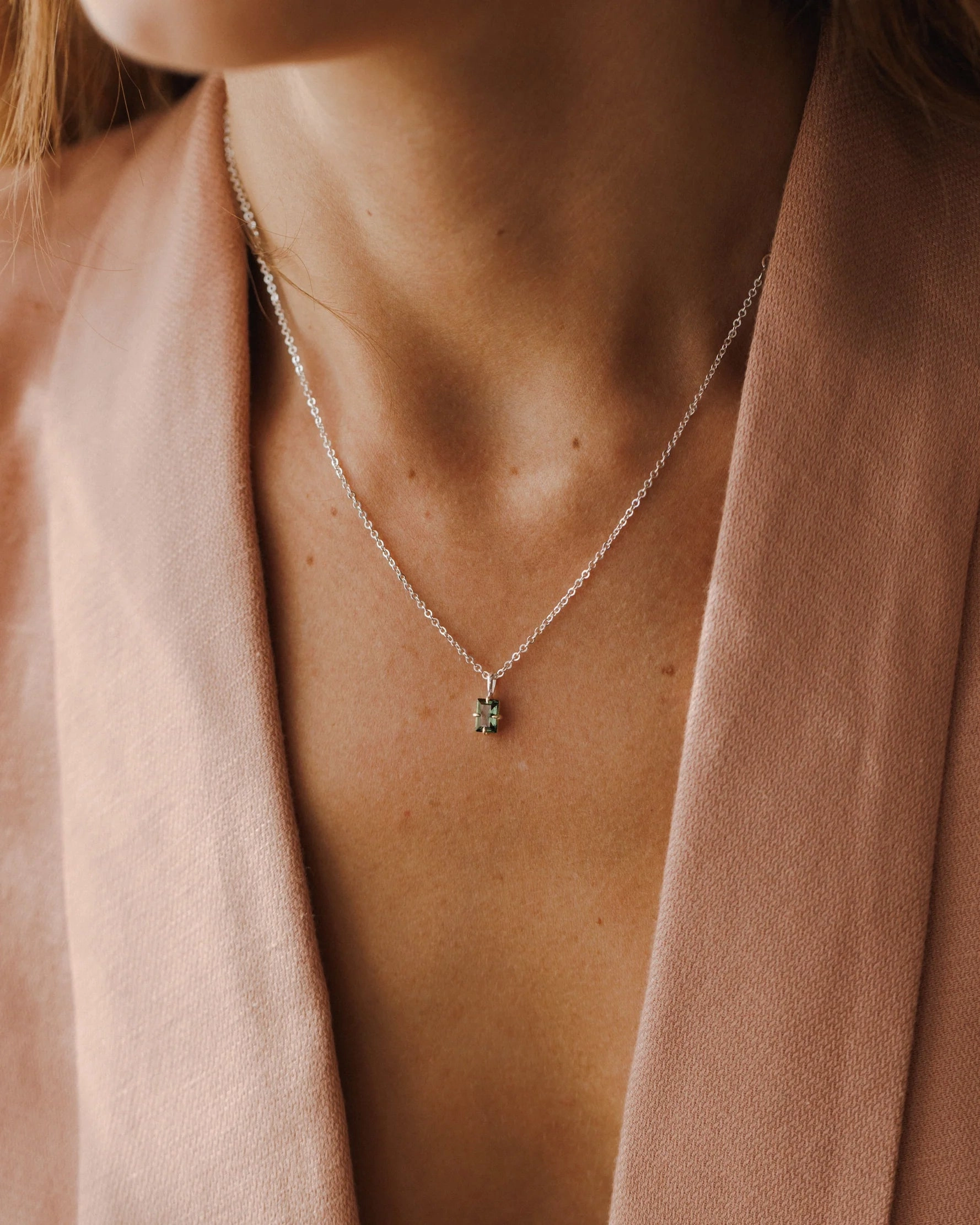 Grand Baguette Necklace Ideal Jewelry Special Day