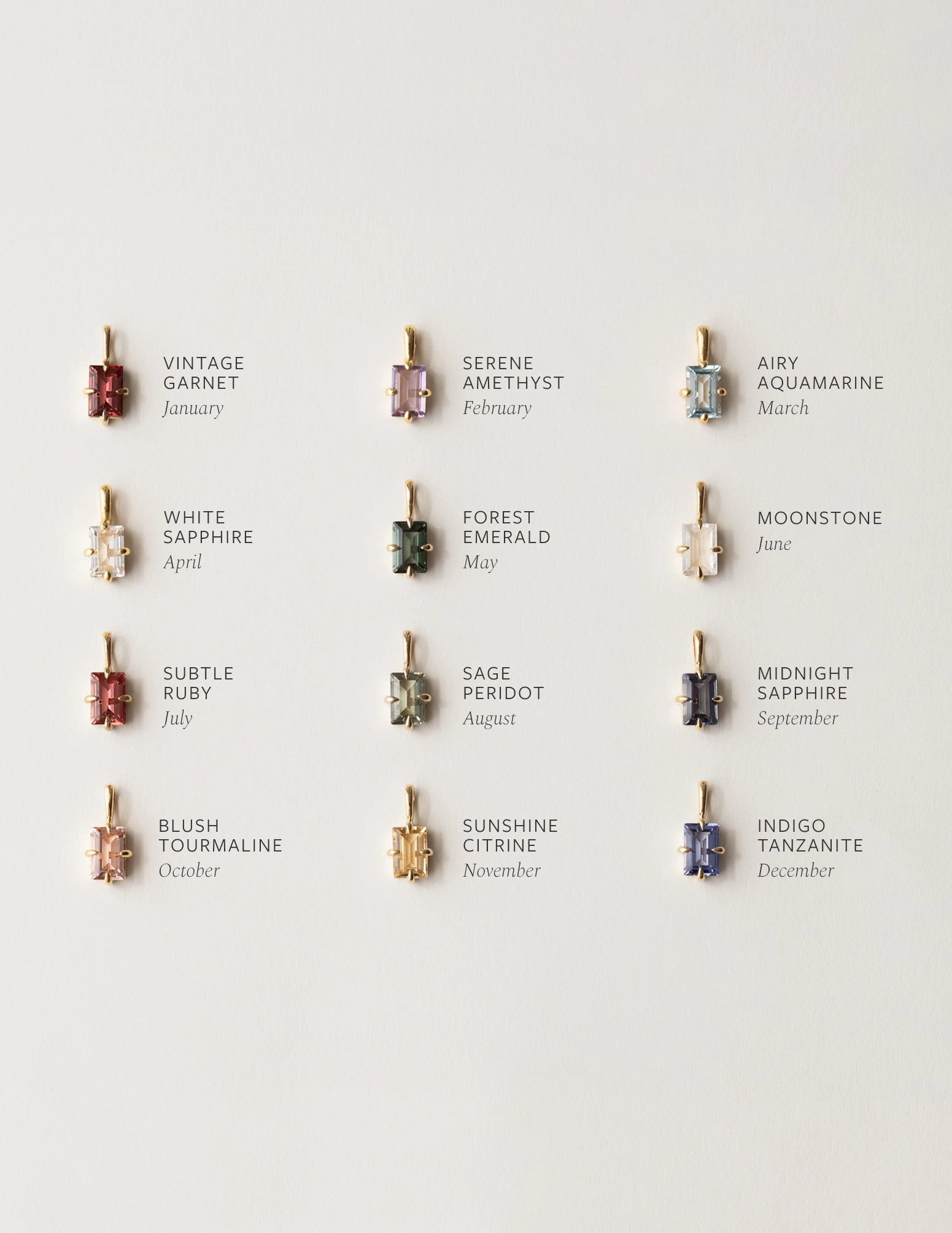 High-Quality Item Youth Present Grand Baguette Necklace