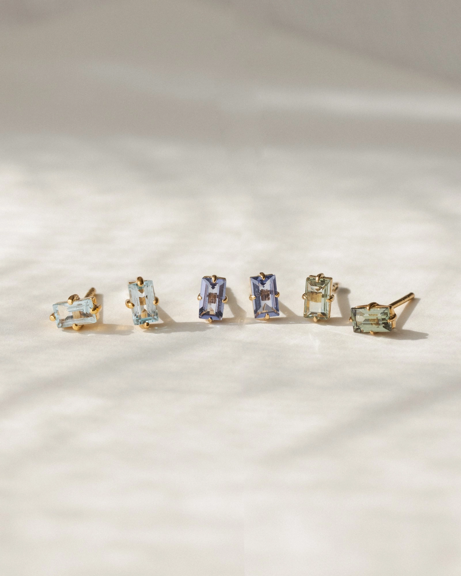 Wedding Adornment Grand Baguette Studs