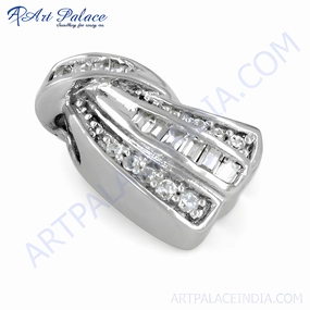 Fashion Detail Hot Sale Cubic Zirconia Gemstone Silver Pendant - Best Deals & Discounts