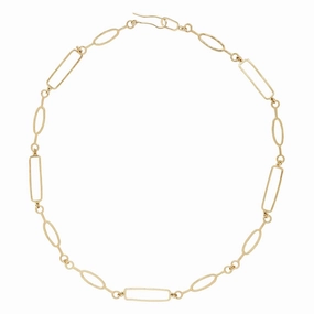 Travel Look Gustav Bronze Link Necklace