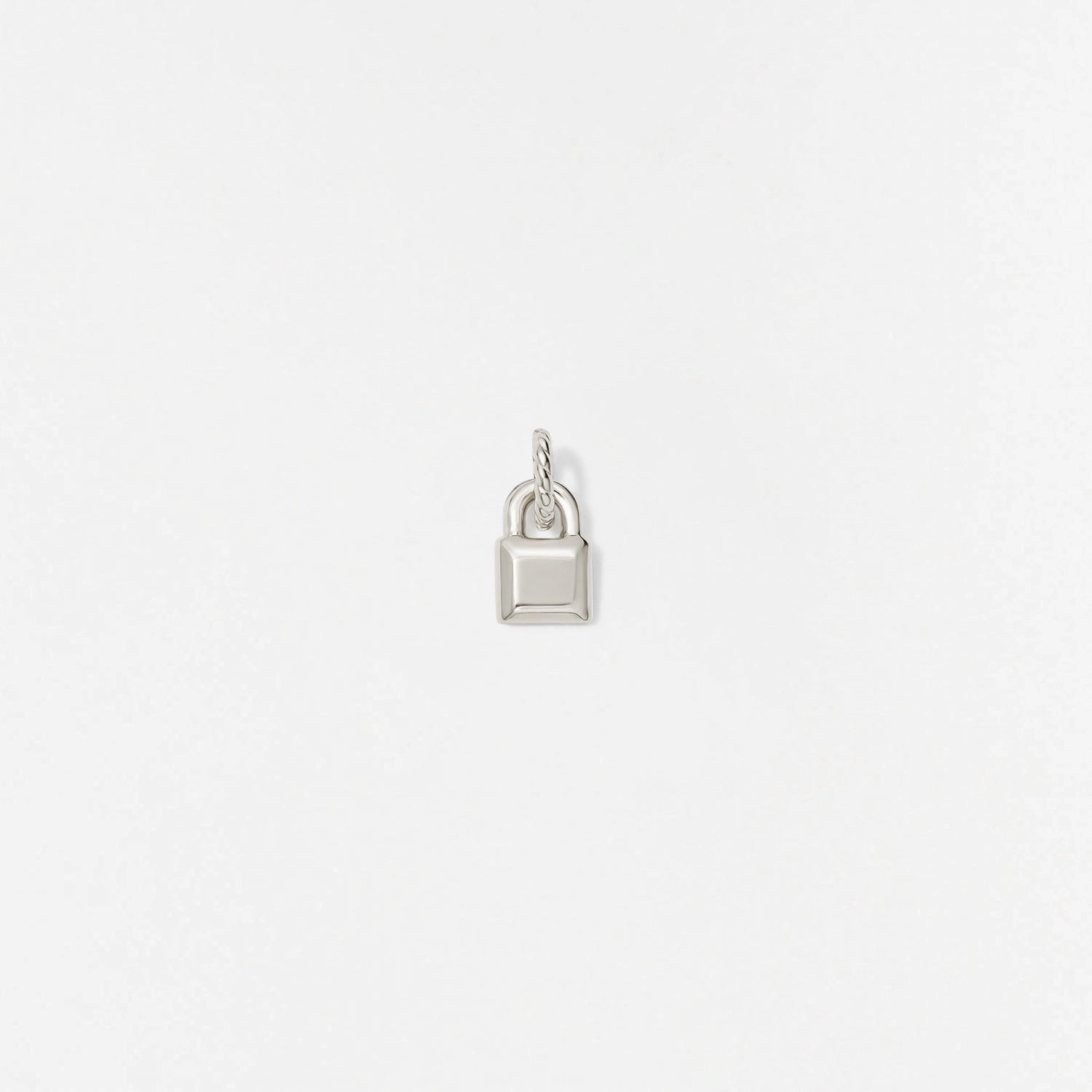 youth choice Contemporary Present Initial Padlock Charm