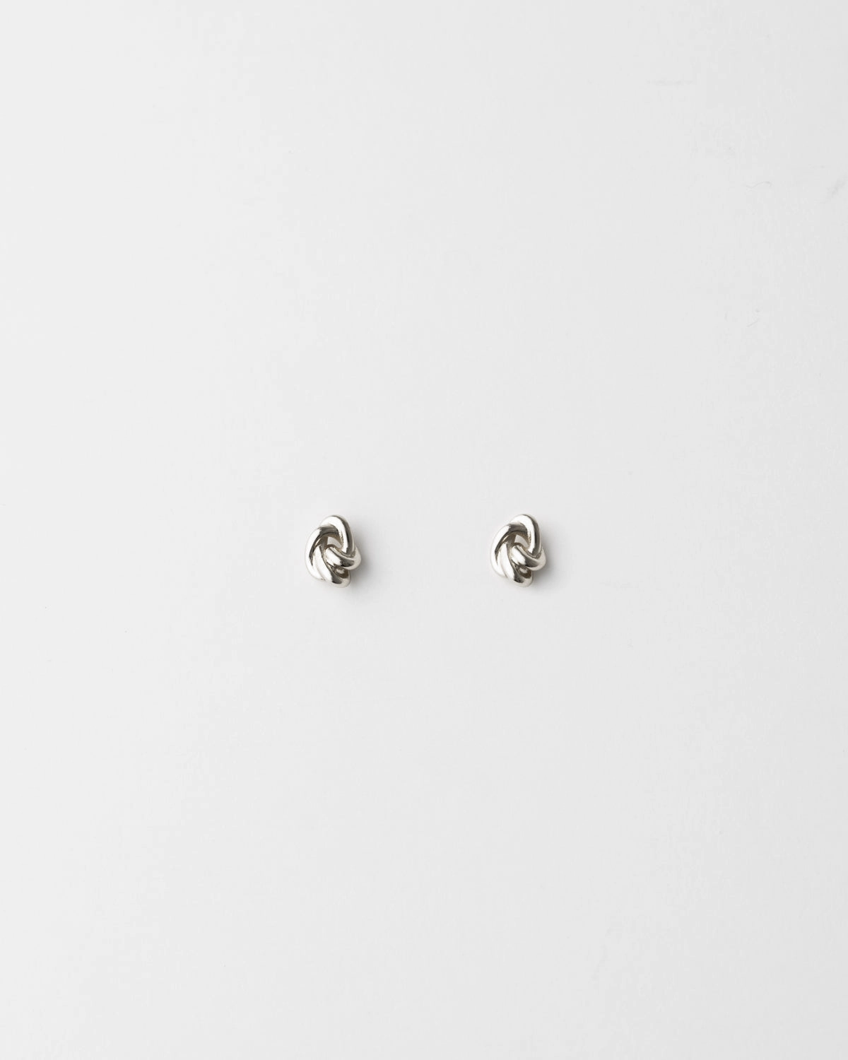 Iridescent Embellishment Eternal Knot Studs