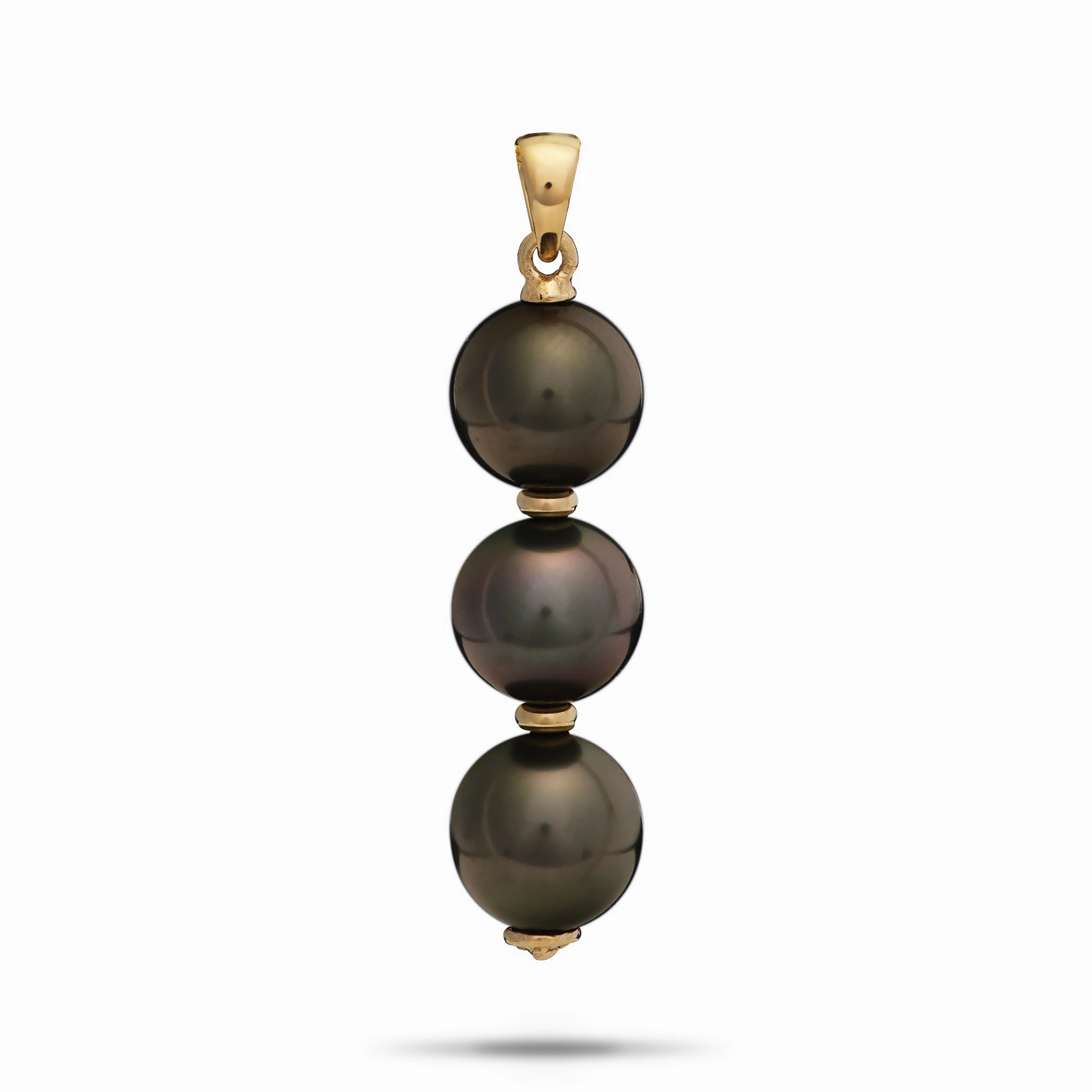 Tahitian Black Pearl Pendant in Gold - 10-11mm Special Occasion Item