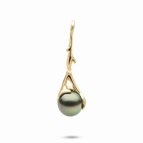 Heritage Tahitian Pearl Pendant in Gold - 33mm Style Accessory
