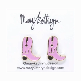 Fine Detailing Timeless Set Pink Cowboy Boot Studs