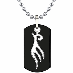 Titanium Phoenix Necklace Trendy Piece Timeless Trend