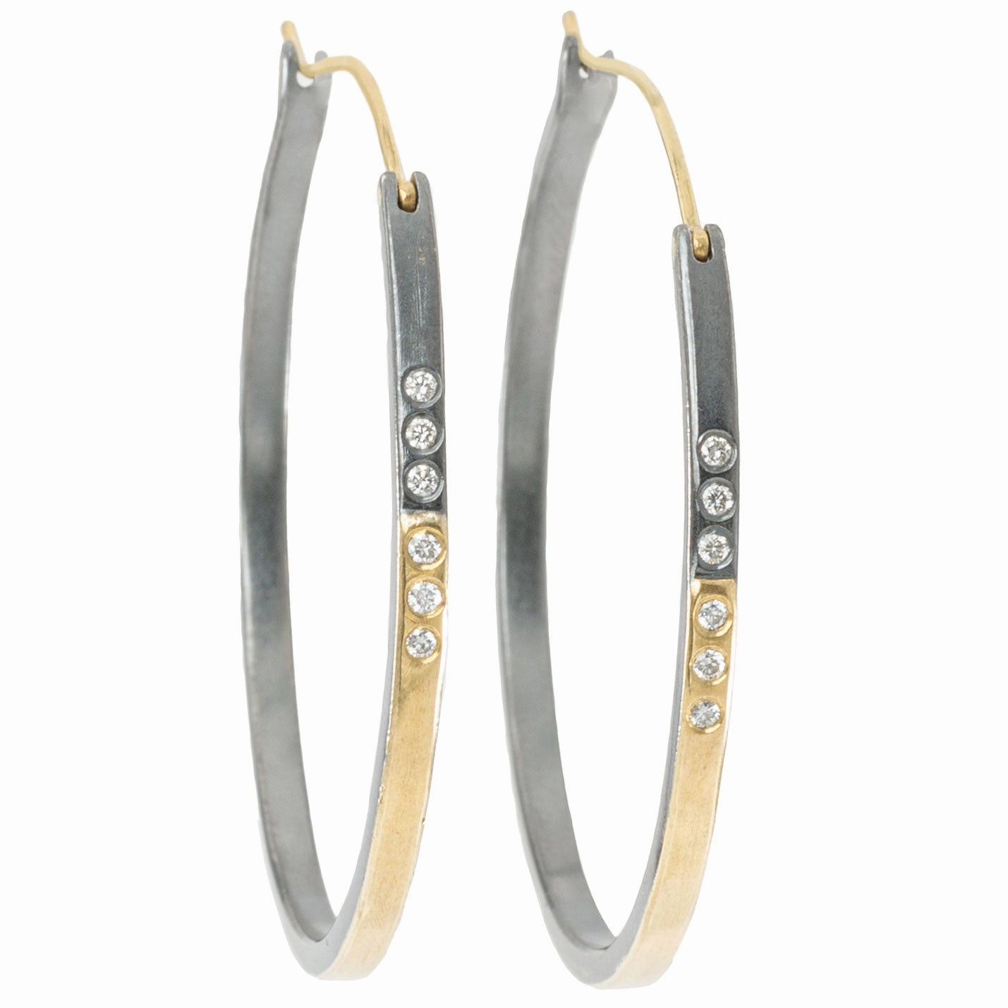 Hoop Dream Earrings 2.0 - Medium - 18k Gold   Reclaimed Diamonds classic accessory