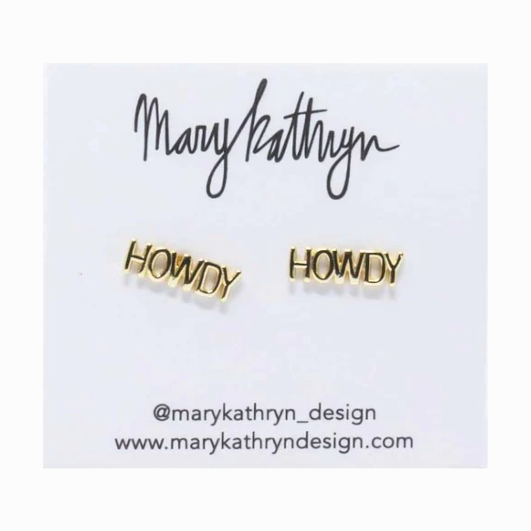 Sleek Piece Bright Sparkle Howdy Studs