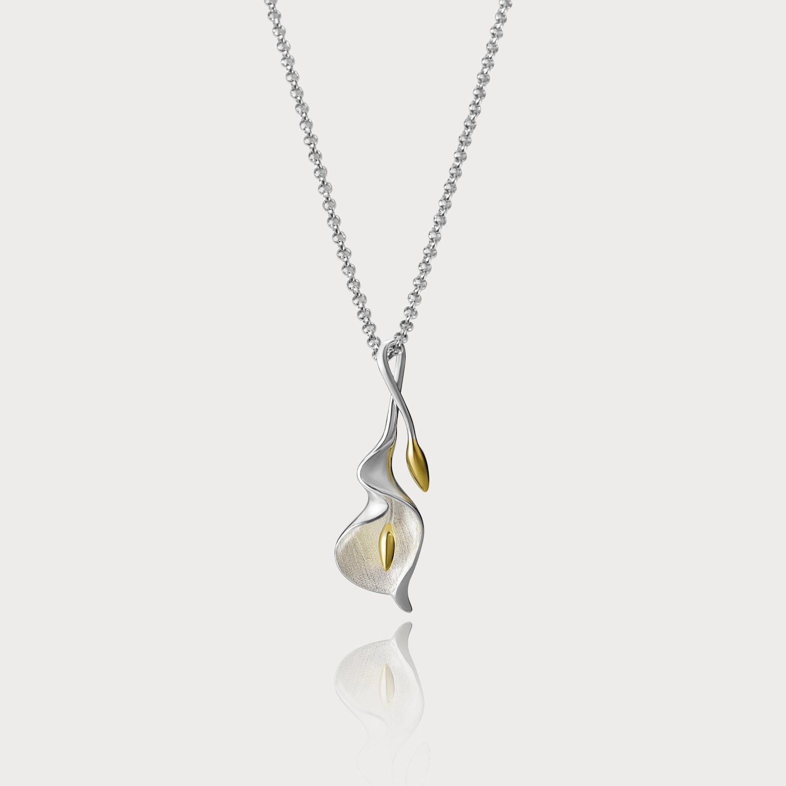 Calla Lily Necklace Luxury Accessories Delicate Accent