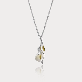 Calla Lily Necklace Luxury Accessories Delicate Accent