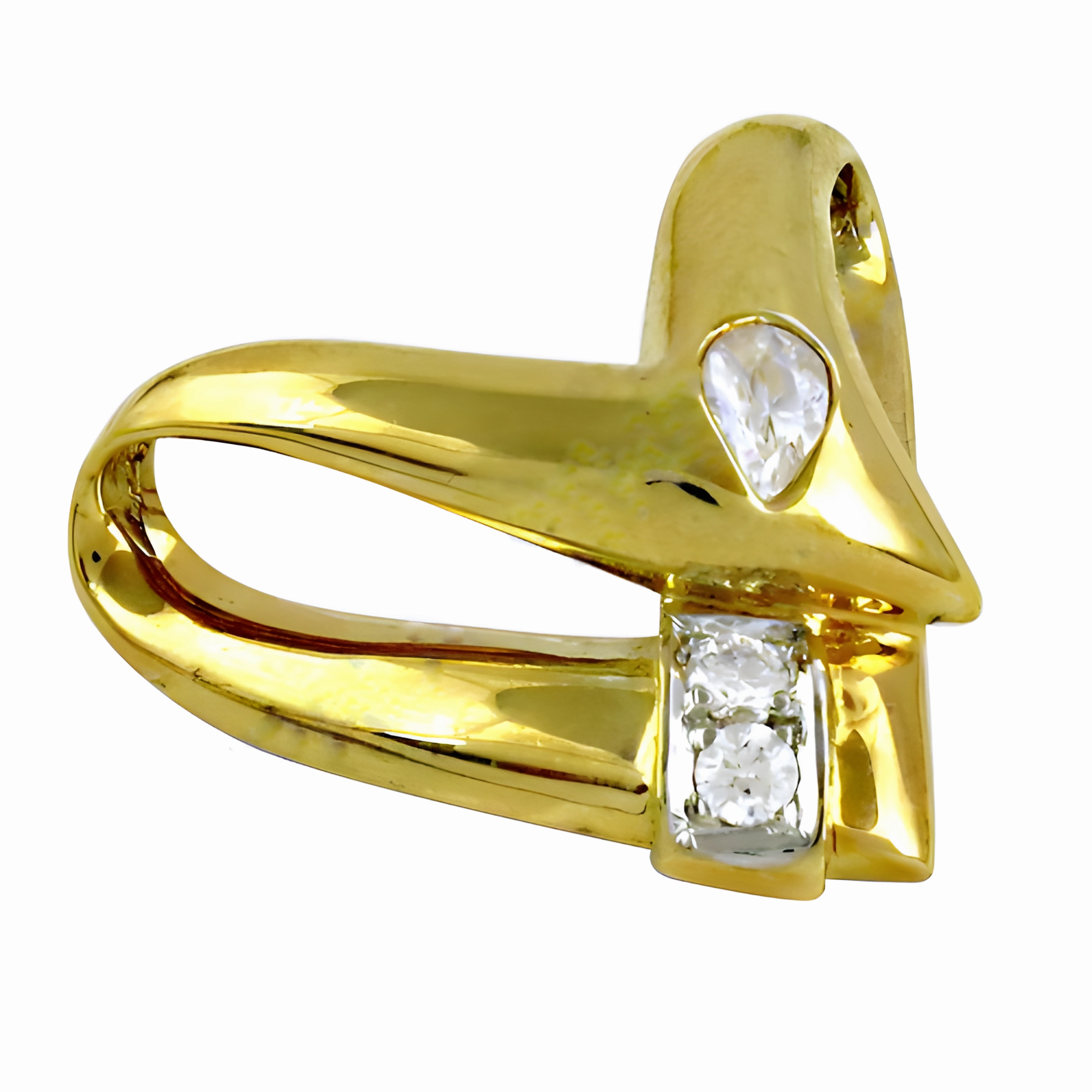 Stylish CZ Gold Plated Silver Pendant - Trendy Jewelry for Every Occasion Seasonal Jewelry