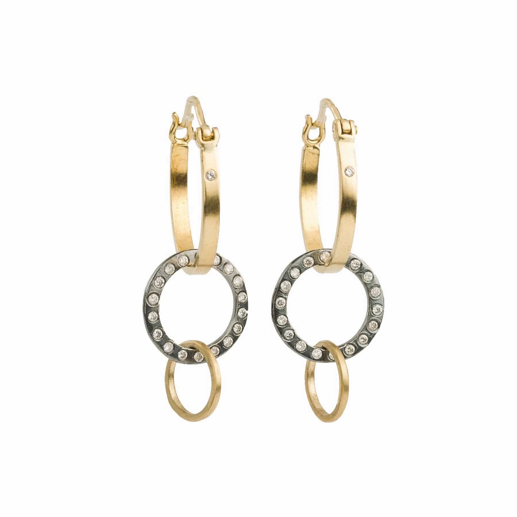 Illuminated Convertible Hoops Stylish Edge Light Pop