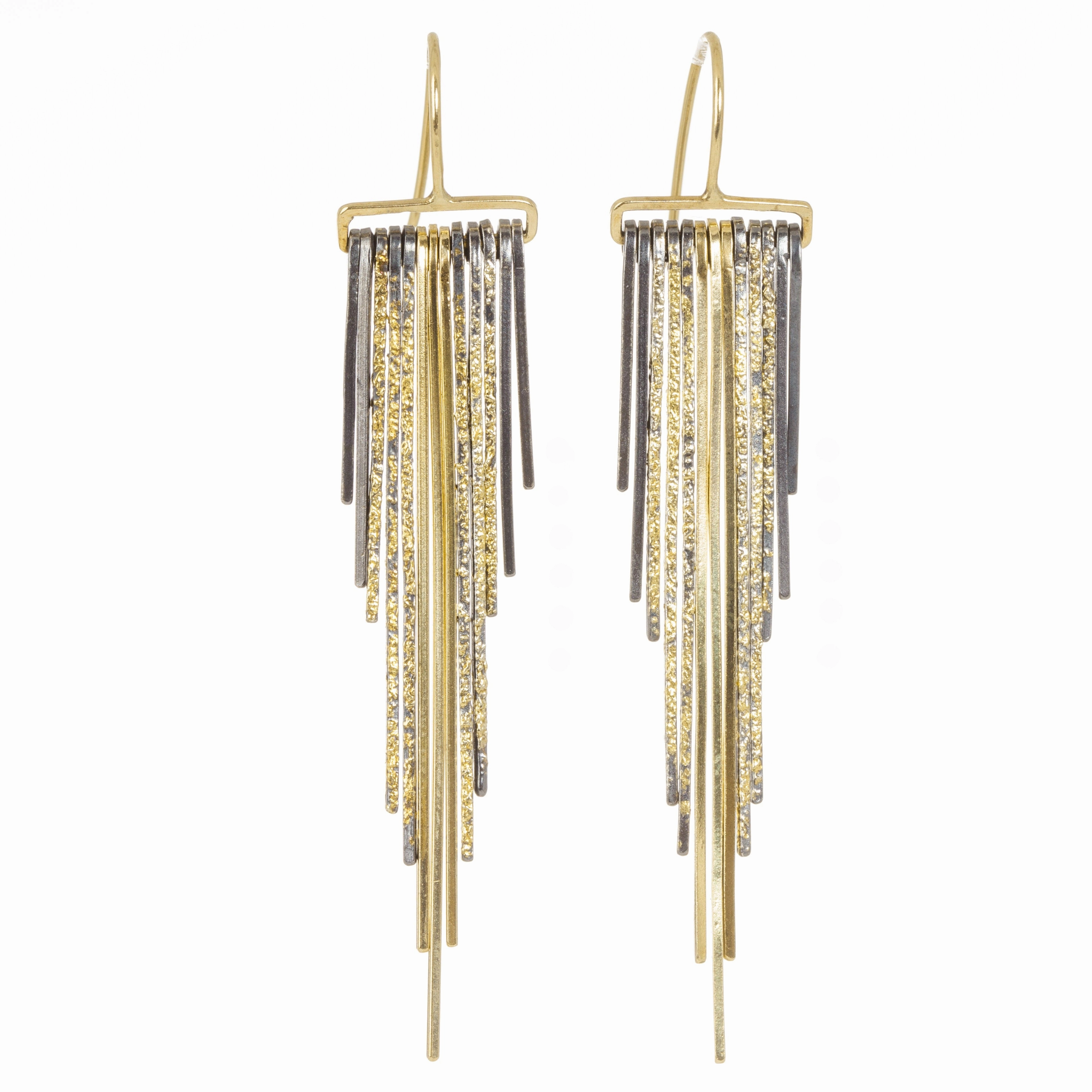 Illuminated Fringe Earrings Neutral Spark