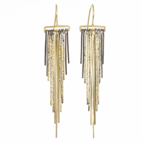 Illuminated Fringe Earrings Neutral Spark