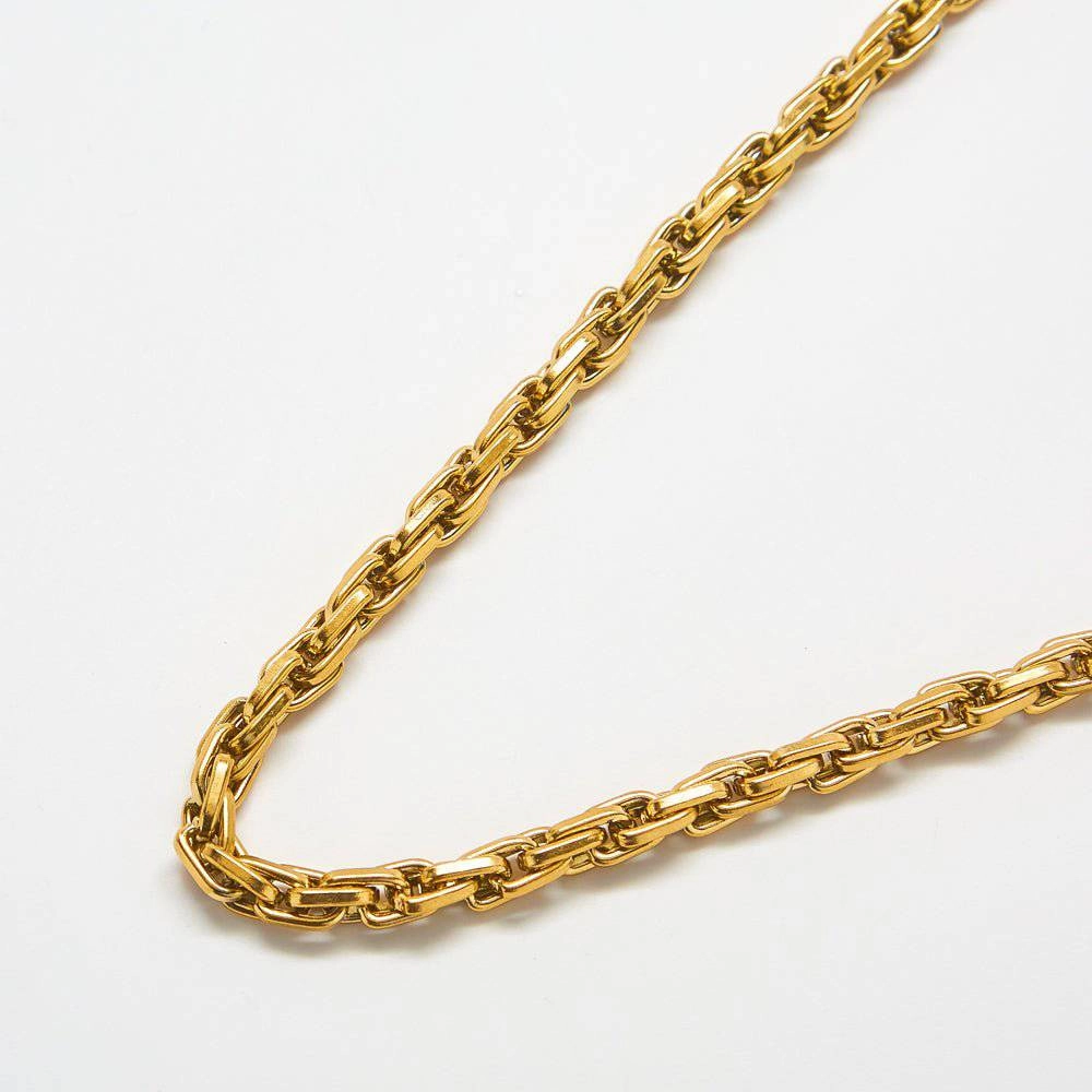 Bright Mood Gold Weave Chain Necklace