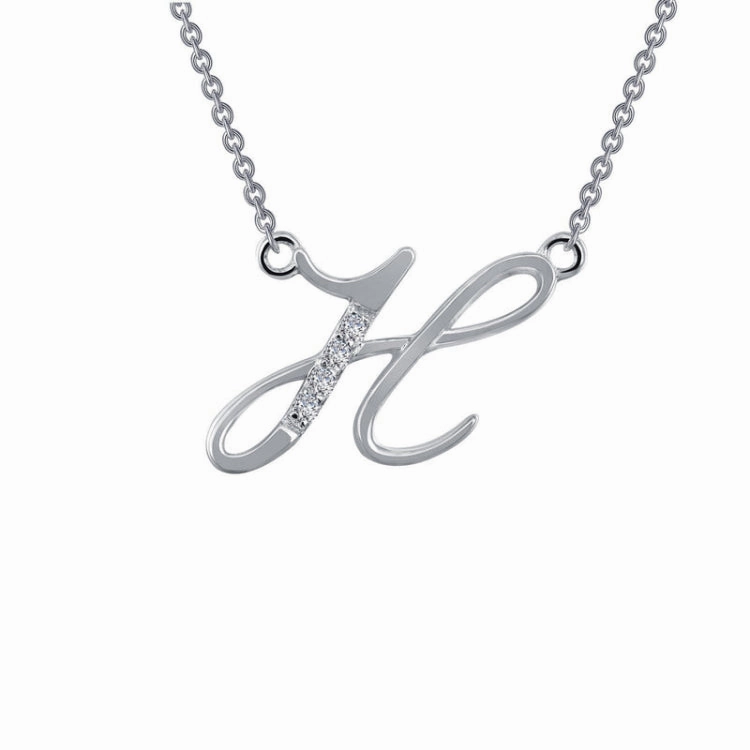 Offering Jewelry Urban Flair Letter H Pendant Necklace