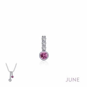 June Birthstone Love Pendant Magnificent Adornment Chic Look