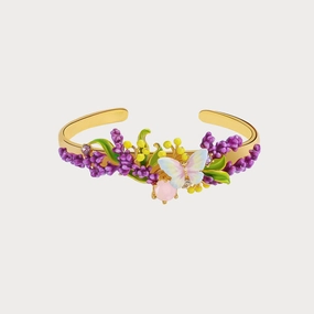 Luxury Pick Lavender Butterfly Cuff