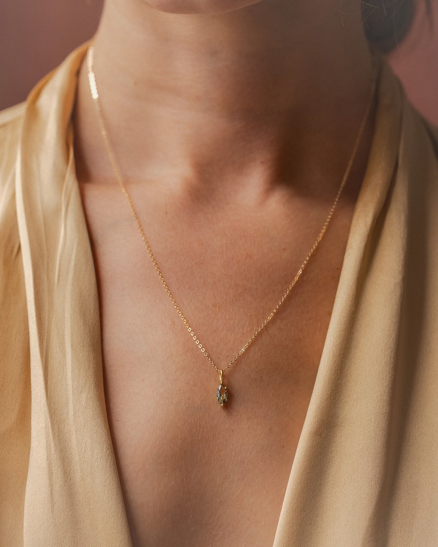 Leaflet Charm Single Strand Adornment