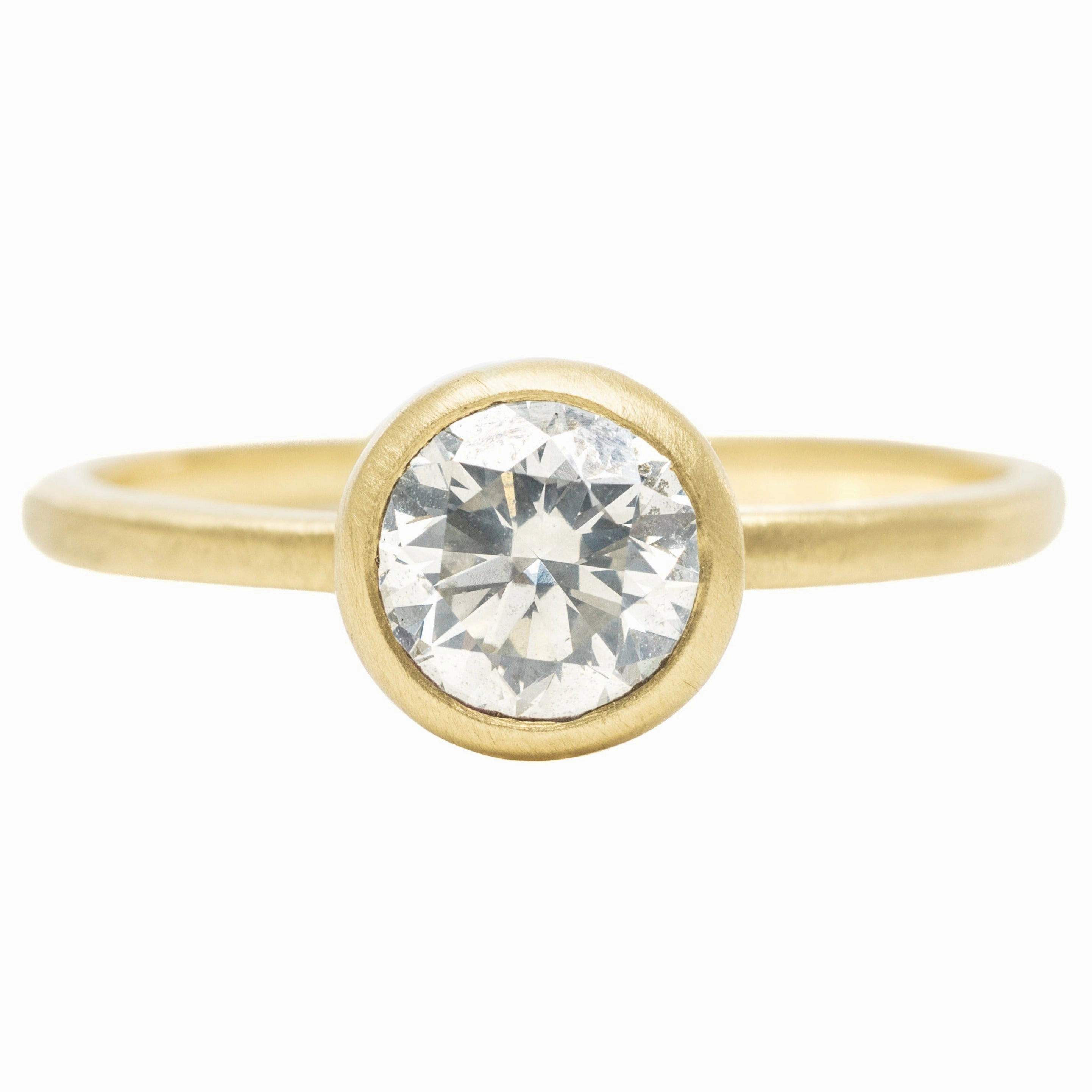 Legacy Diamond Ring - 18ky Gold   Moonfire Diamond Everyday Look Wedding Look