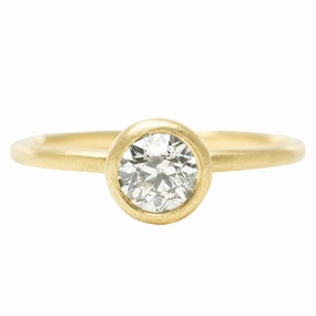 Legacy Diamond Ring - 18ky Gold   Old Euro Diamond Elegant Craft elegant design