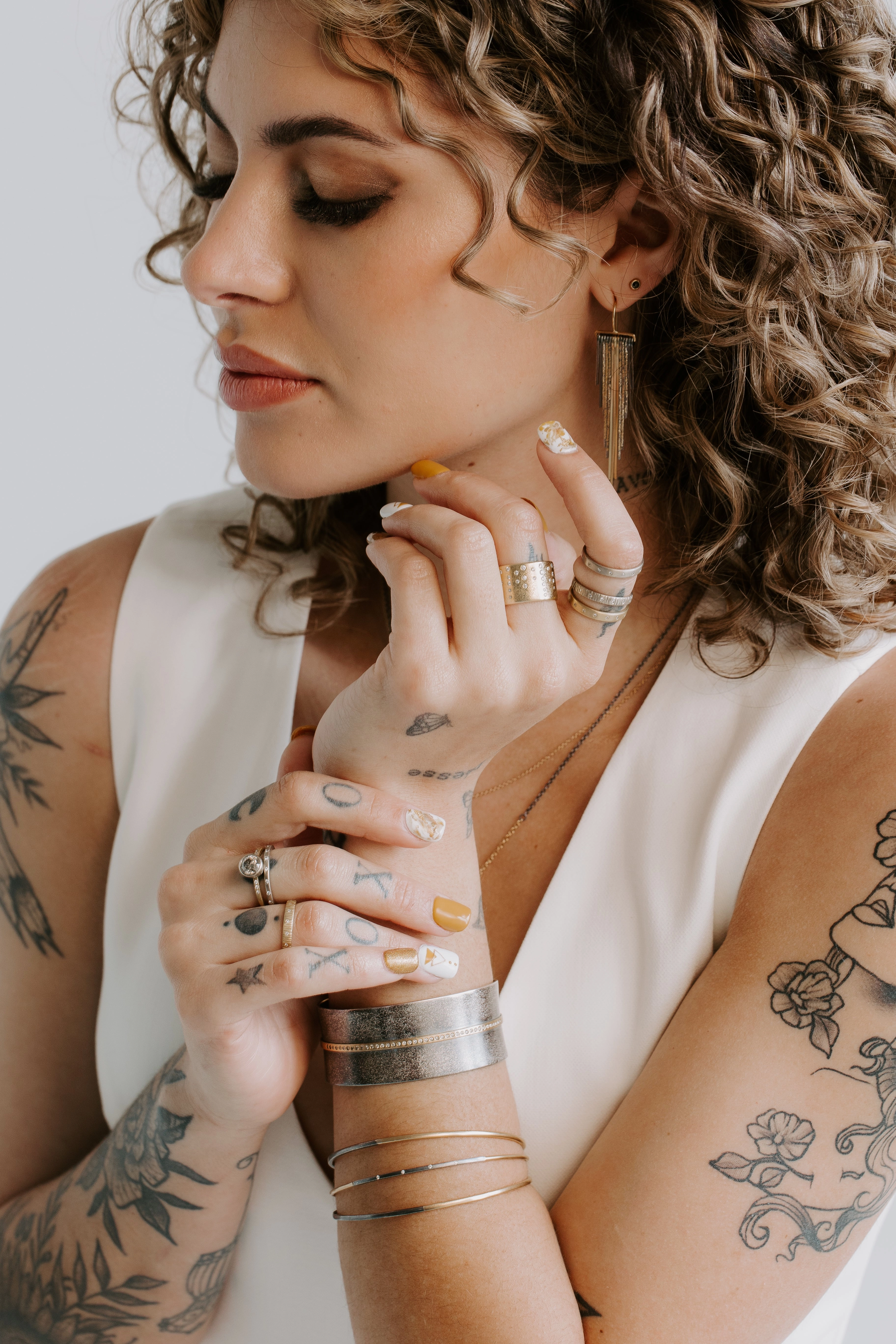 Gentle Finish Classic Piece Legacy Diamond Ring - Salt   Pepper Brilliant Cut Diamond set in an 14kpw Gold Smooth Bezel   18ky Gold Band with Flush Set VS side Diamonds