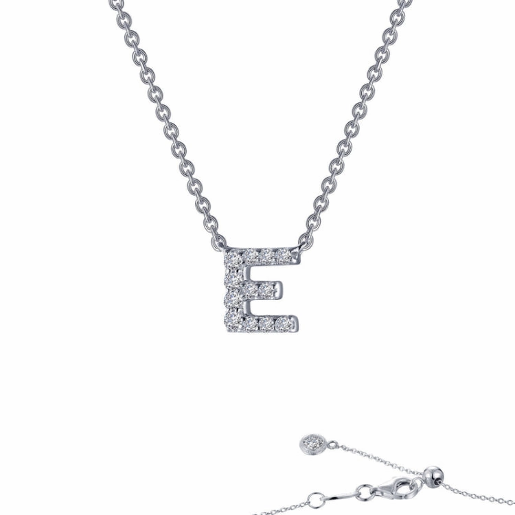 Letter E Pendant Necklace Daily Wear Jewelry Attractive Design