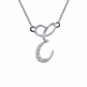 Best choice Letter E Pendant Necklace