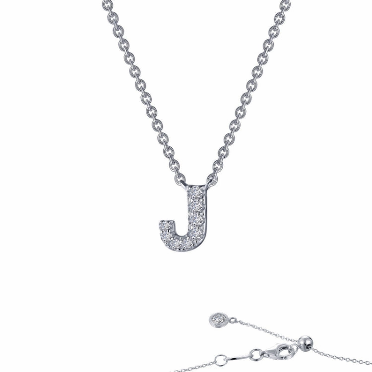 Business Meeting Jewelry Letter J Pendant Necklace