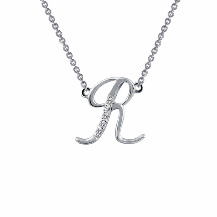 cultural vibe Soft Style Letter R Pendant Necklace
