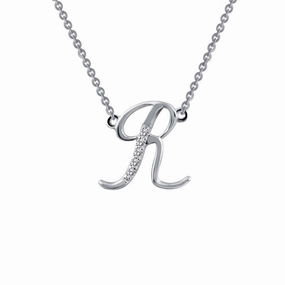 cultural vibe Soft Style Letter R Pendant Necklace
