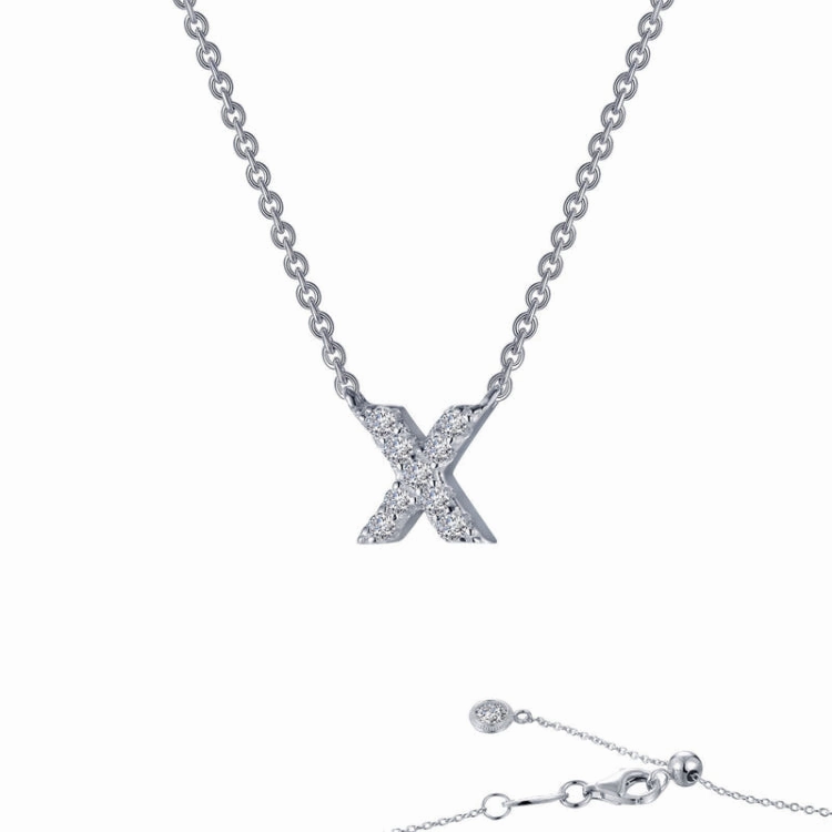 Letter X Pendant Necklace Supplying Piece Cute Detail