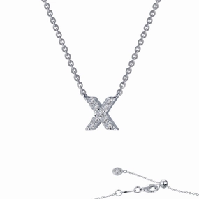 Letter X Pendant Necklace Supplying Piece Cute Detail