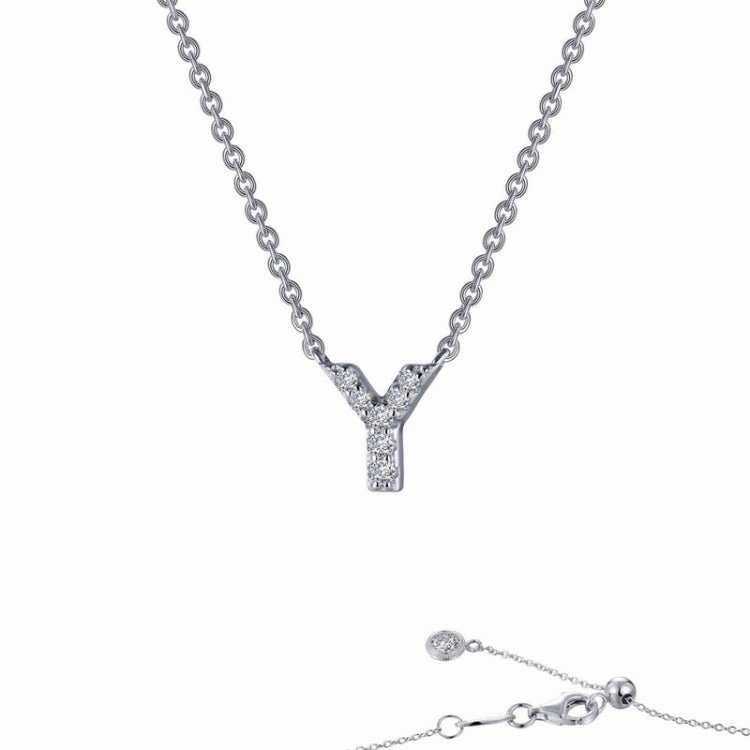 Letter Y Pendant Necklace Group Item