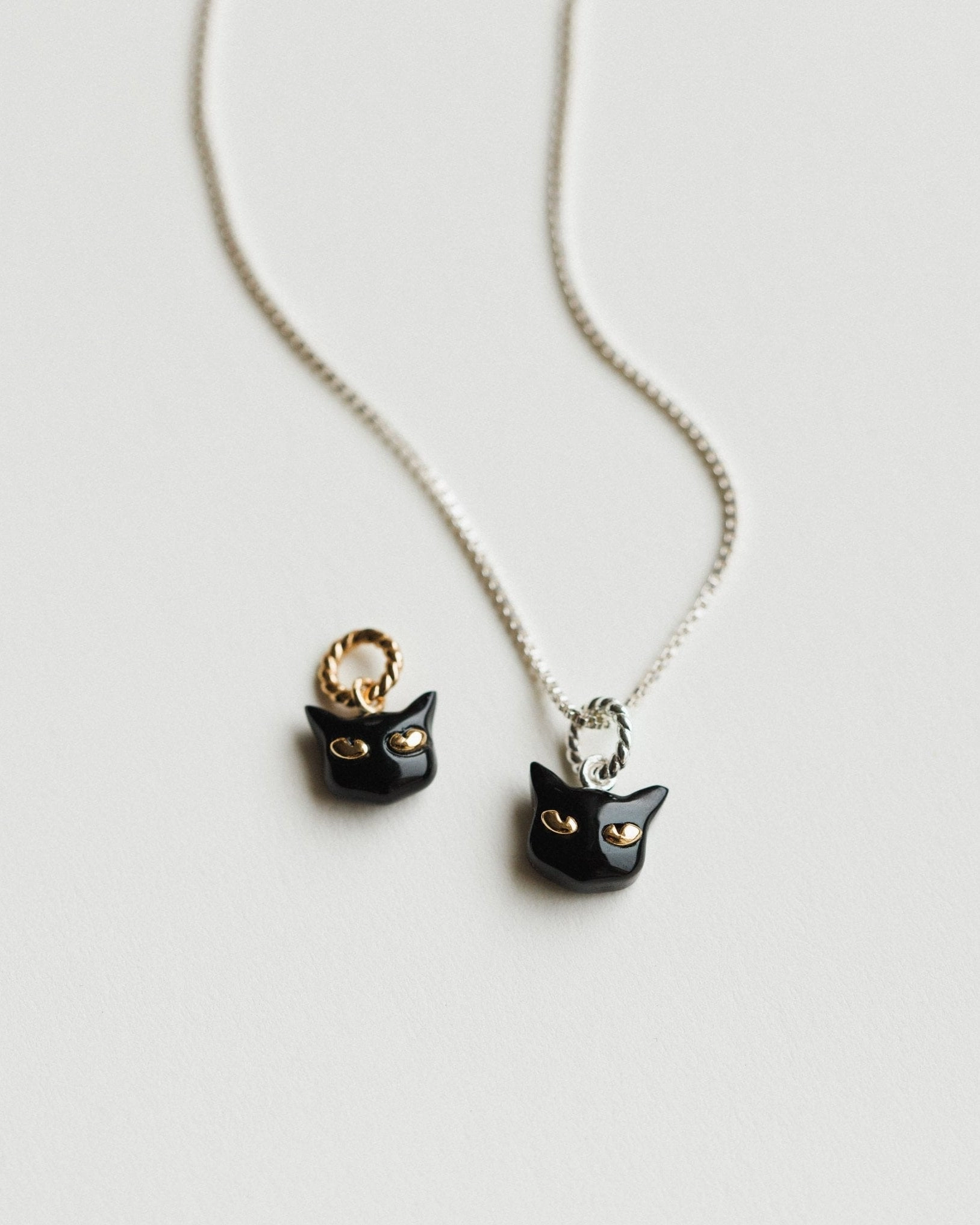 Lucky Black Cat Charm Artful Mood