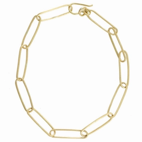 Charming Gifts Polished Stones Luxe Chain Bracelet- 18k Gold