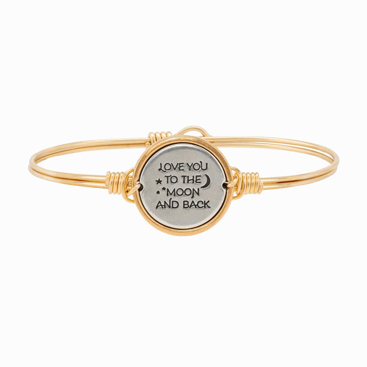 All ages Modern Line Luca   Danni I Love You to the Moon and Back Bangle