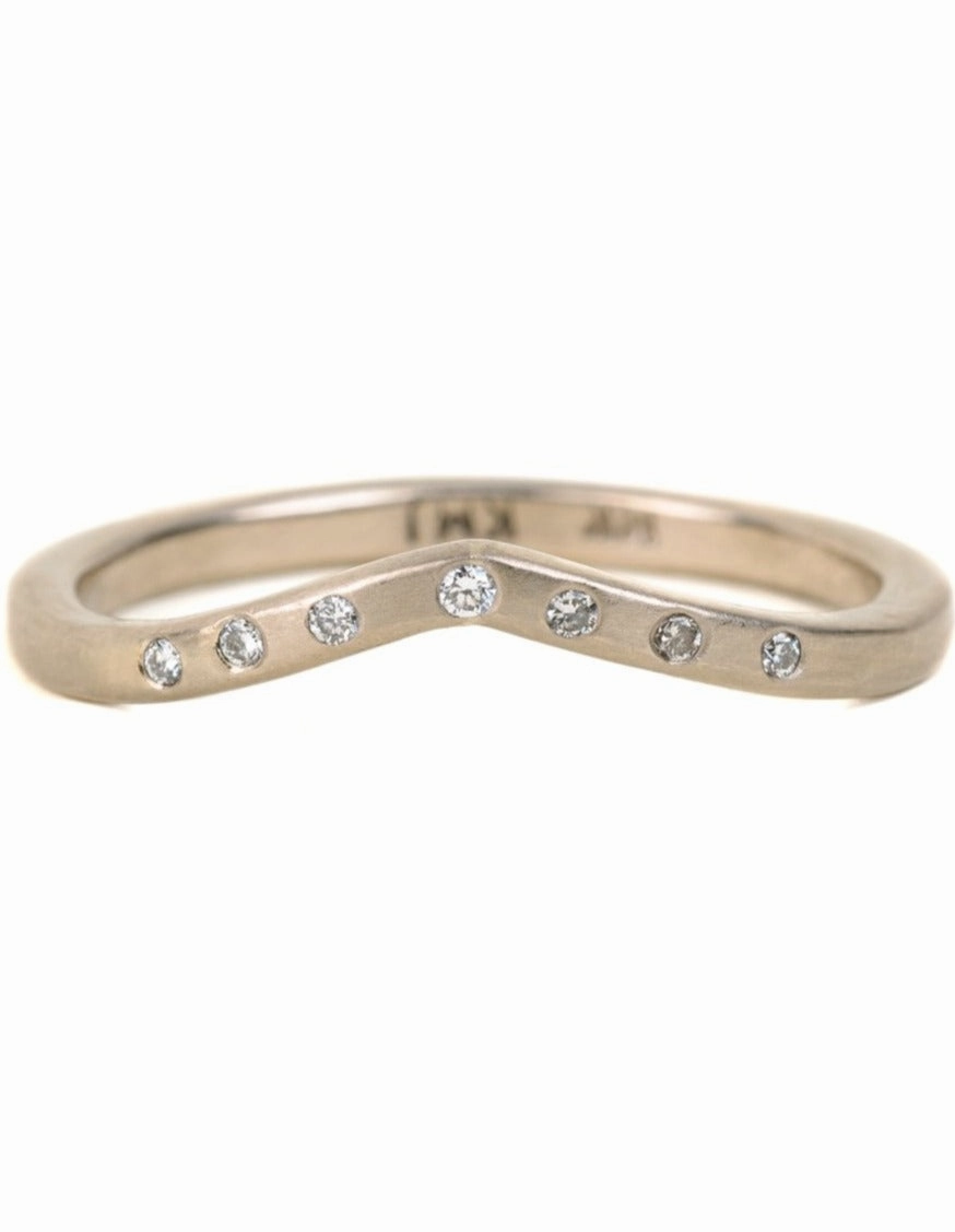 Tiara Shadow Band - 18ky Gold, 14kpw Gold   VS Diamonds, Black Diamonds Fashion Fit Layer Look