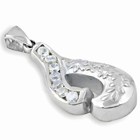 Stunning Multi Cubic Zirconia Gemstone Silver Pendant - 925 Sterling Silver Jewelry | Hand-Finished CZ Pendants Elegant adornment