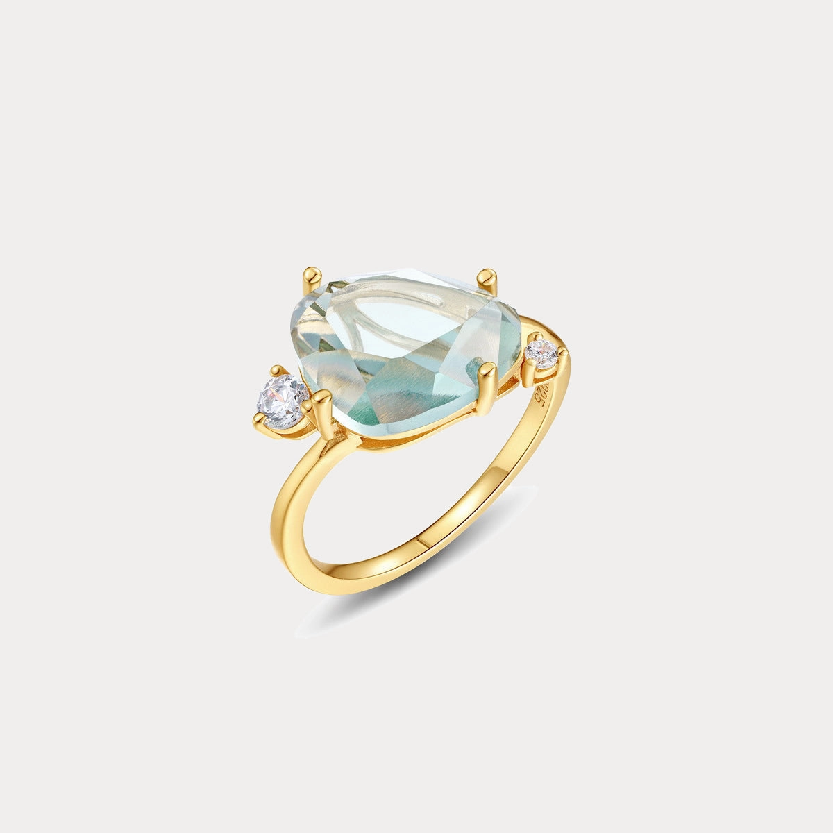 Chic Ensemble Aquamarine Ring