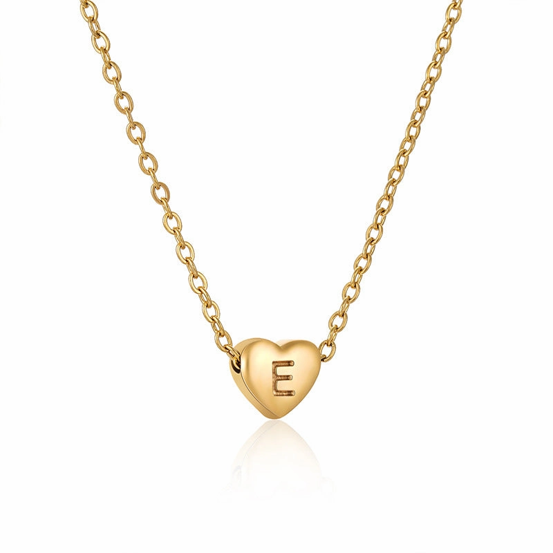 Urban Chic Heart Letter Necklace