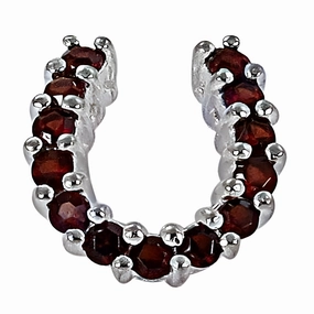 Stunning Hot Red Cubic Zirconia Gemstone Silver Pendant - Elegant Jewelry Locket Piece Best Friend