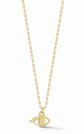 Teeny Tiny Evil Eye Necklace Romantic Present premium design