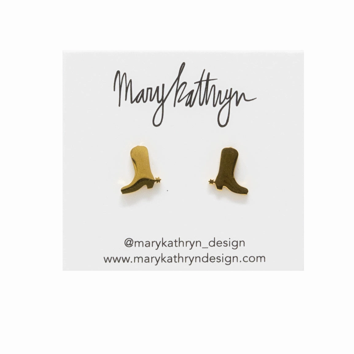 Gold Cowboy Boot Studs Special Celebration