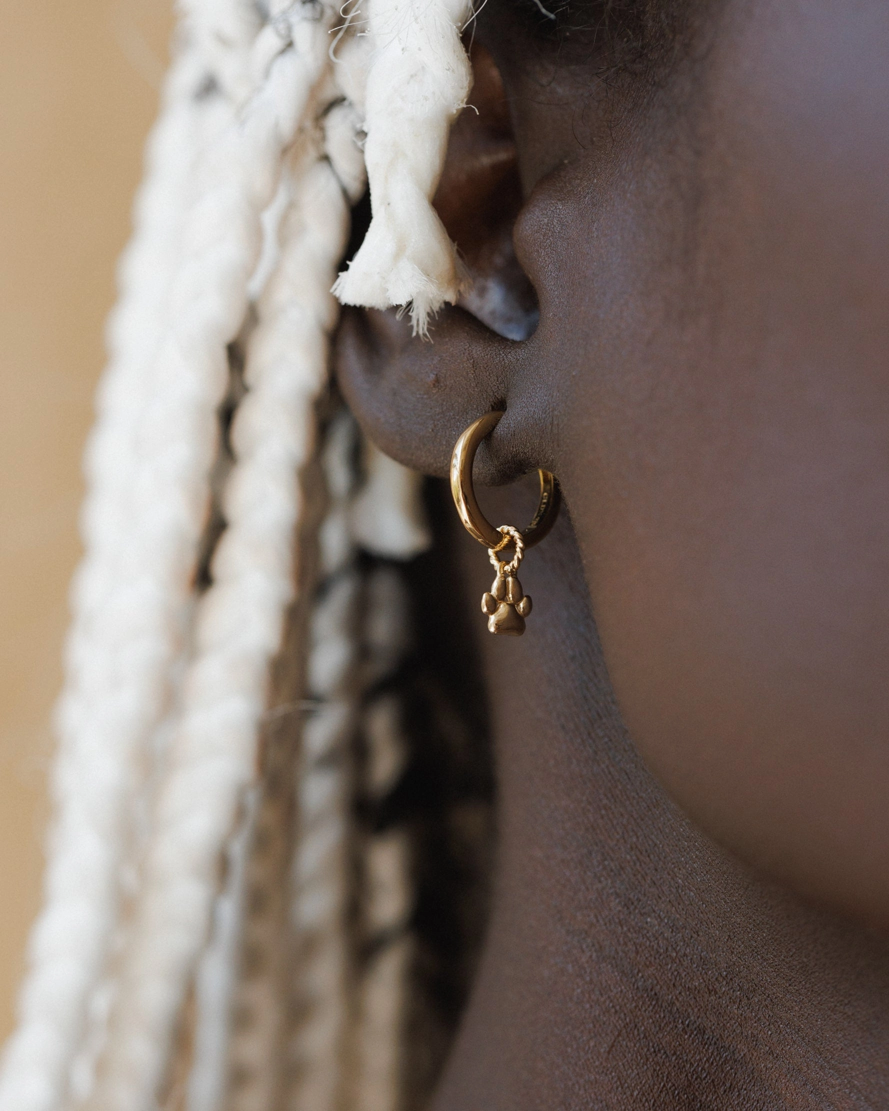 Simple Piece High-Quality Adornment Puppy Paw Charm