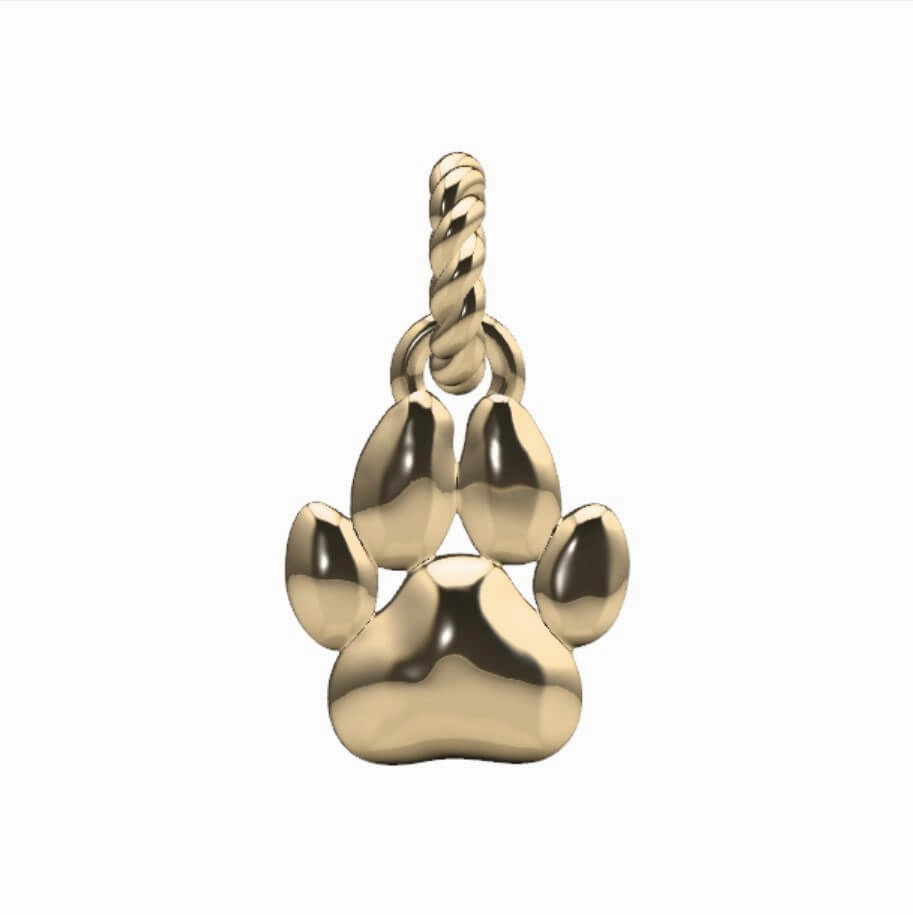 Puppy Paw Charm Attractive Adornment High-Quality Accessory