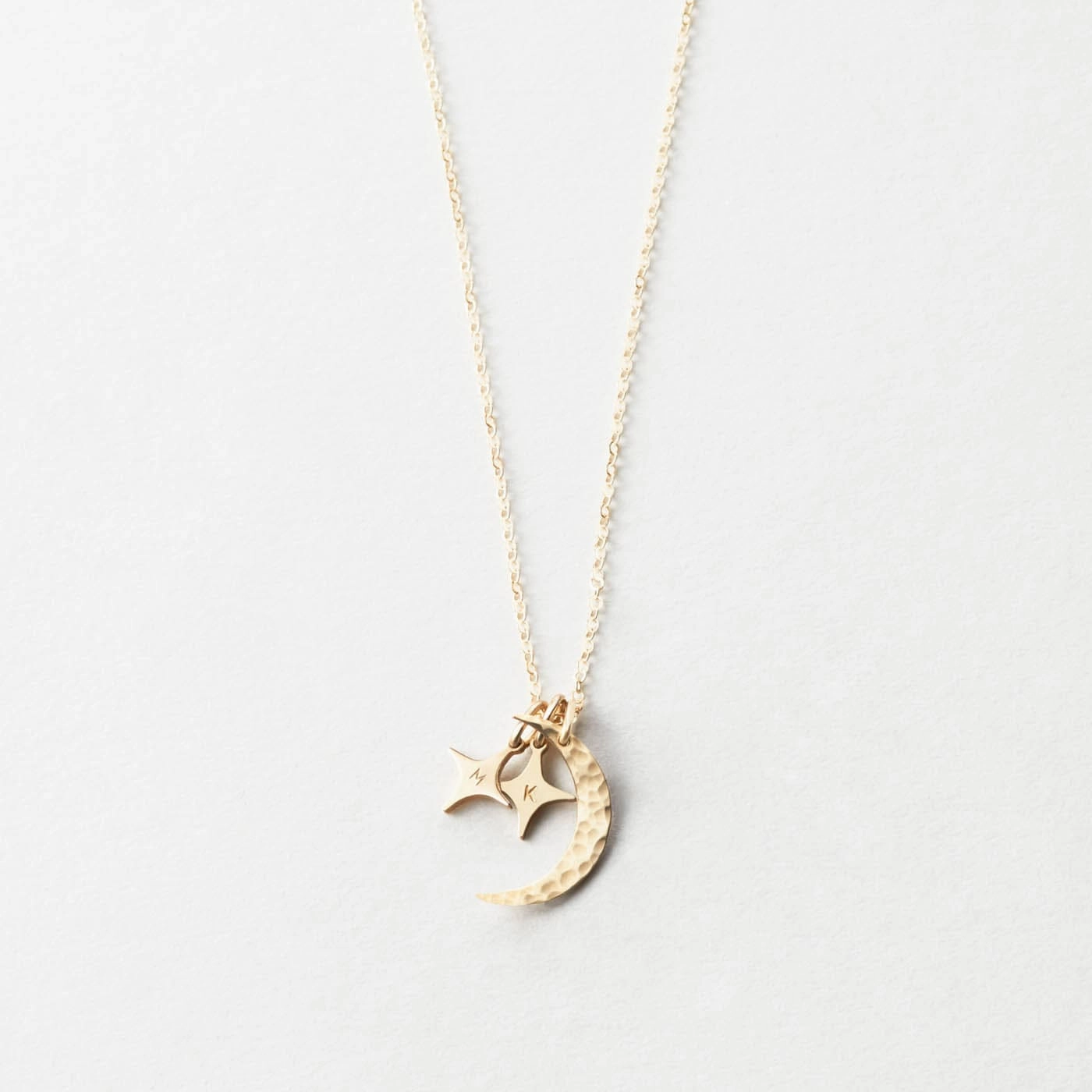 Confidence Boosting Accessory Gorgeous Design Moon & Stars Necklace