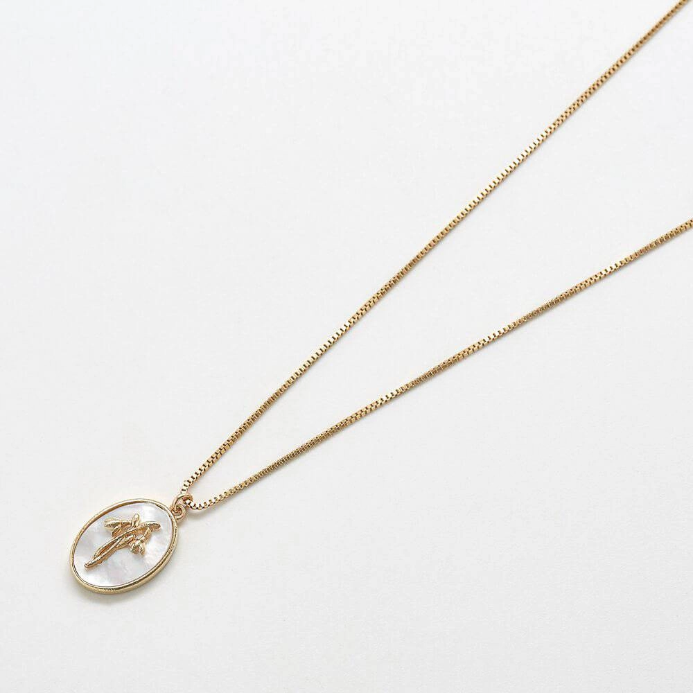 Token Adornment Double Strand Jewelry Mother of Pearl Flower Pendant Necklace